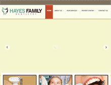 Tablet Screenshot of bradhayesdental.com